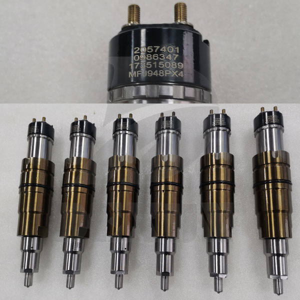 Suqian Dexun Sends Remanufactured Cummins Scania injector 2057401 to customers