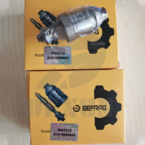 Suqian Dexun sends 4088662 Cummins X15 injector 4088665 nozzle to Customer